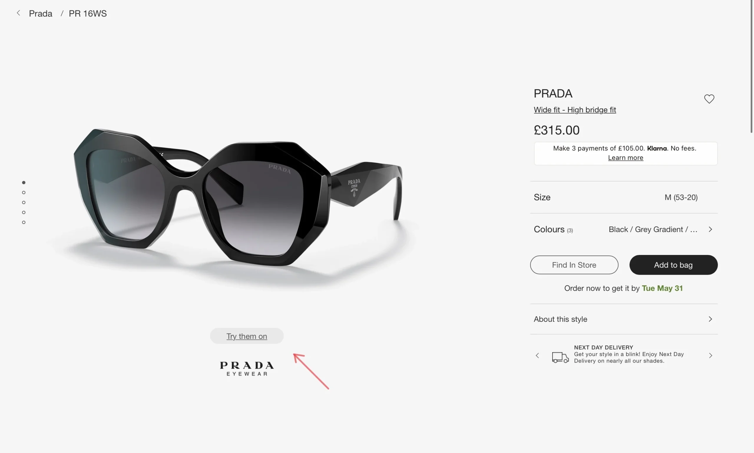 Modern website design featuring interactive graphic elements