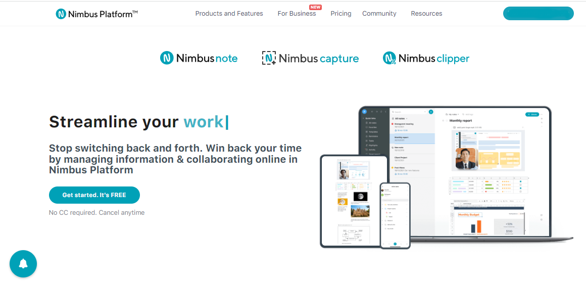 saas interface design
