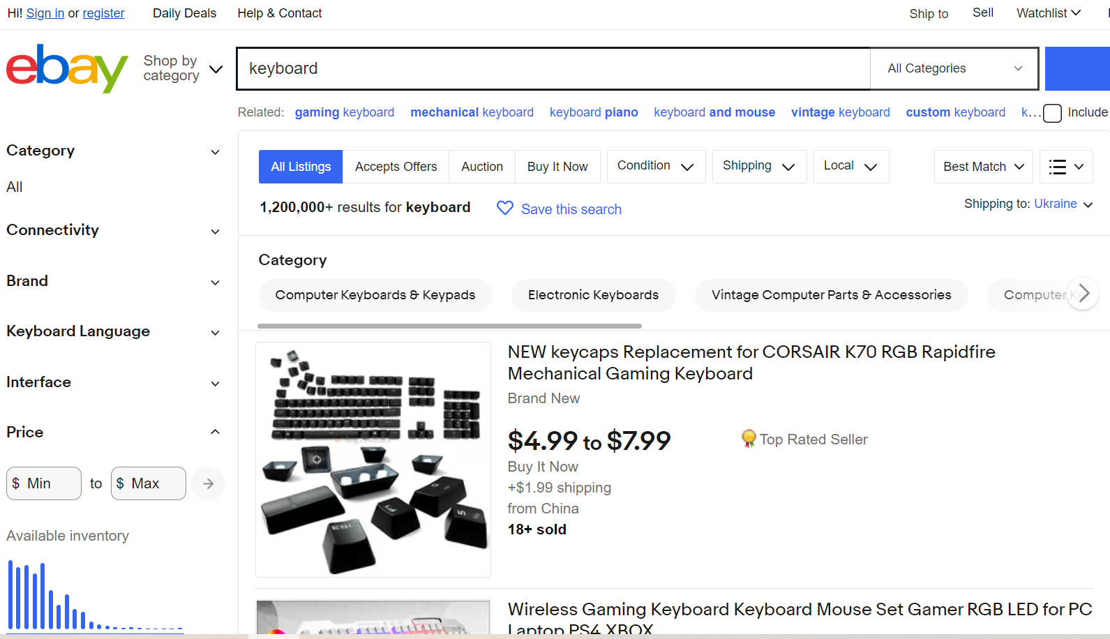 create an online marketplace website