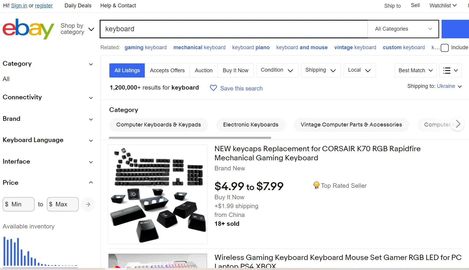 create an online marketplace website